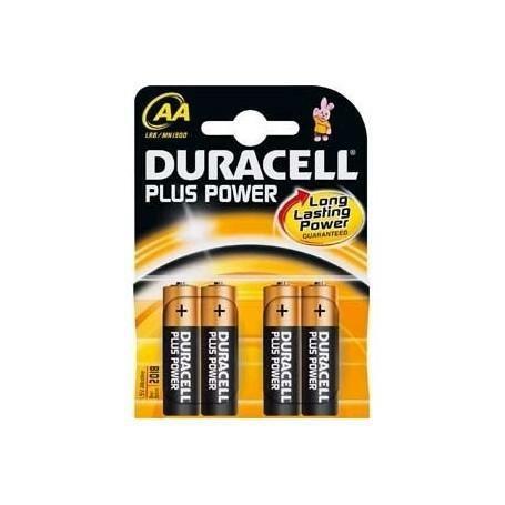 DURACELL BLISTER 4 BATTERIE STILO PLUS POWER AA LR6