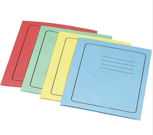 CARTELLINE 3 LEMBI CON STAMPA GIALLA CF.50PZ.