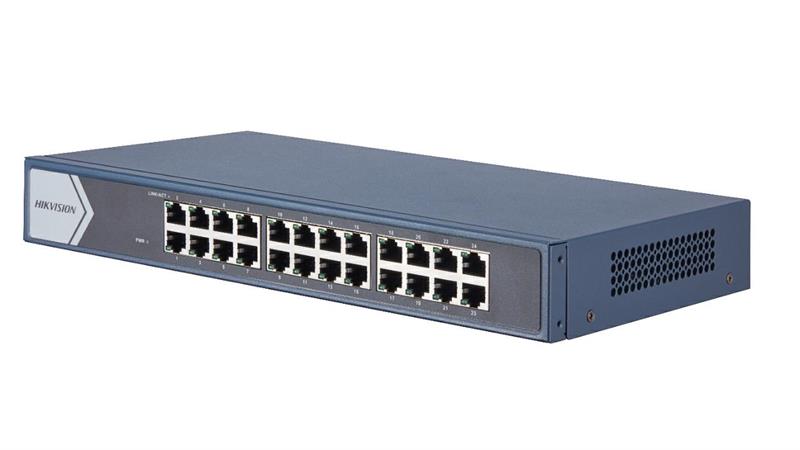 SWITCH HIKVISION 24P GBLAN 19 RACK MOUNT.STEEL CASE DS-3E0524-E