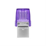 KINGSTON PEN DRIVE 64GB MICRO DUO 3C DUAL TYPE-A TYPE-C USB 3.0