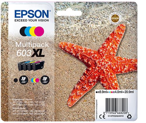 EPSON MULTIPACK 603 XL BK-C-M-Y PER WF-2810 2830