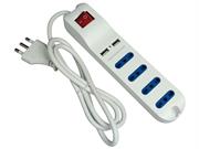 MULTIPRESA MEDIACOM 250V 2500W 4*IEC 10/16A OUTPUT +2*USB-A