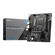 MB MSI PRO B660M-E SKT1700 *12 GEN.* DDR4 SATA3 M.2 USB3.2