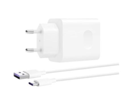 CARICABATTERIA HUAWEI SUPERCHARGE 22.5W + CAVO USB TYPE-C BIANCO