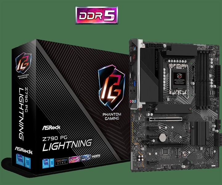 MB ASROCK Z790 PG LIGHTNING DDR5 SKT1700 *12/13GEN* M.2 USB3 2.5