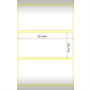 BOBINA ETICHETTE TERMICHE 55X25 ROTOLO DA 1000PZ