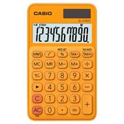 CALCOLATRICE CASIO TASCABILE 10 CIFRE ARANCIONE