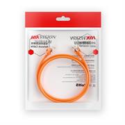 PATCH CORD HIKVISION CAT.6 U/UTP 1MT 24AWG CU ORANGE 307400626