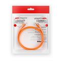 PATCH CORD HIKVISION CAT.6 U/UTP 1MT 24AWG CU ORANGE 307400626