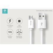 DEVIA CAVO SMART MICRO USB PER ANDROID WHITE 1MT