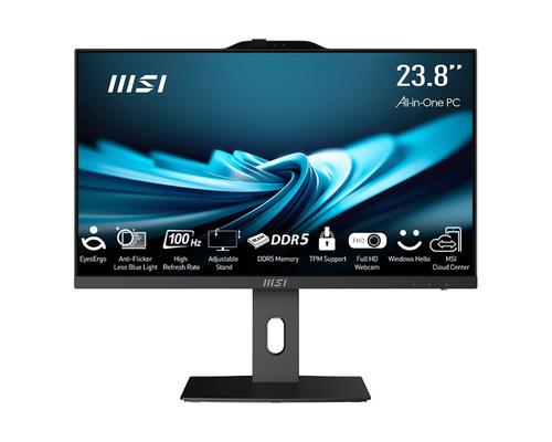 PC AIO MSI 23,8I7-14700 16GB SSD 512GB WIN11 PRO BLACK