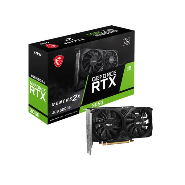 VGA MSI RTX 3050 VENTUS 2X E 6G OC GDDR6 2*HDMI DP