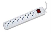 MULTIPRESA LINK 6PRESE UNIVERSALI ITA/SCHUKO 10/16A- SPINA 16A
