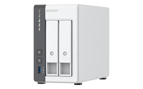 NAS QNAP 2*BAY 2.5/3.5 ARM QC 2.0GHZ 4GB USB 2.5GBLAN