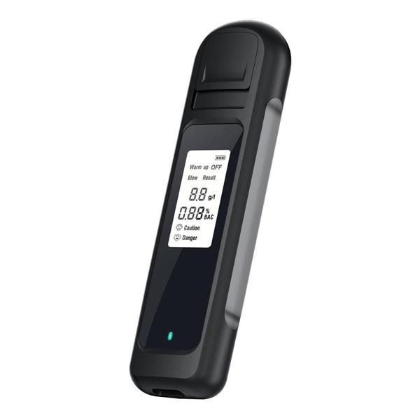 TECHMADE ALCOL TESTER RICARICA USB-C DISPLAY PORTATILE