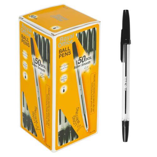 ROYAL PENNE SFERA BLACK 1.0M CONF. 50PZ