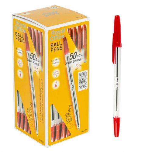 ROYAL PENNE SFERA ROSSA 1.0M CONF. 50PZ
