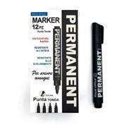 ROYAL MARKER PERMANENT PUNTA TONDA CONF.12PZ BLACK
