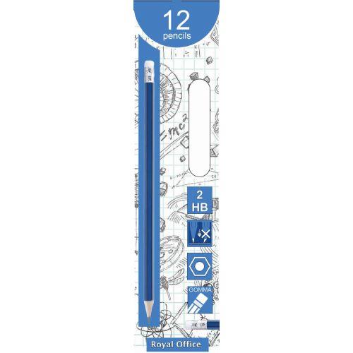 ROYAL MATITE OFFICE 2-HB CON GOMMA CONF.12PZ
