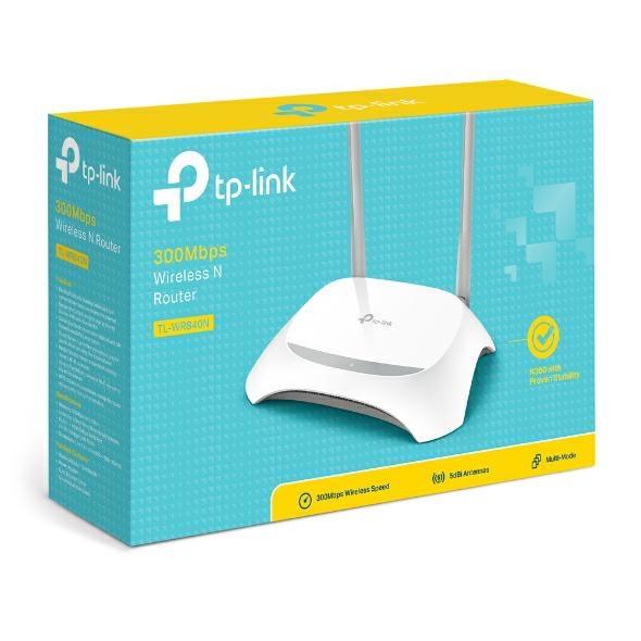 ROUTER TP-LINK WR840N WIRELESS 300MBPS 802.11N 1*WAN 4*LAN