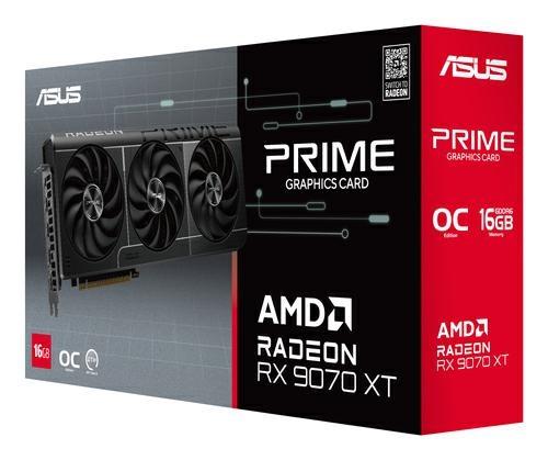 VGA ASUS PRIME RADEON RX 9070 XT OC EDIT.16GB GDDR6 HDMI 3*DP
