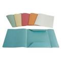 CARTELLINE 3 LEMBI CON STAMPA VERDE CF.50PZ