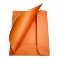 CARTELLE 3 LEMBI CON STAMPA ARANCIO CF.50PZ