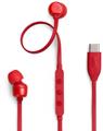 AURCIOLARI CON FILO JBL USB-C T310C COM.+MIC. JBLT310CRED RED