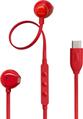 AURICOLARI CON FILO JBL USB-C T305C COM.+MIC. JBLT305CRED RED