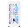 CASE NUWO BLITZ R25 WHITE MIC 0.5MM SPCC 3*U3 F.RAINB.SIDE GLASS