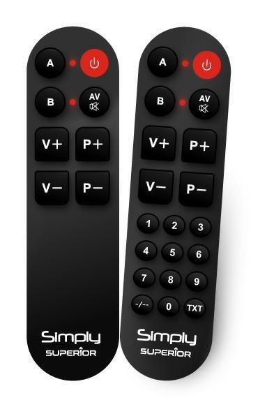 TELECOMANDO SUPERIOR SIMPLY NUMERIC UNIVERSAL PROGRAMMABILE