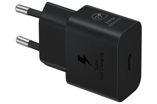 CARICABATTERIE SAMSUNG 25W USB-C + CAVO 1MT BLACK