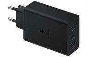 CARICABATTERIE SAMSUNG 65W TRIO 2*USB-C +1*USB BLACK