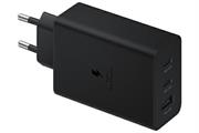 CARICABATTERIE SAMSUNG 65W TRIO 2*USB-C +1*USB BLACK