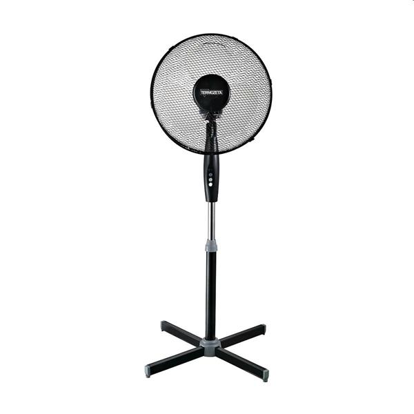 VENTILATORE A PIANTANA TERMOZETA WINDZETA NERO 3 PALE 45W