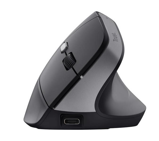 MOUSE WIRELESS TRUST ERGONOMICO BAYO II BLACK