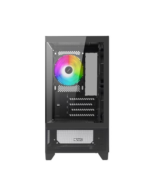 CASE NUWO MID CLASH CK100 NERO 0.45MM SPCC 2*U3 3*FAN ARGB SIDE