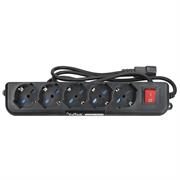 MULTIPRESA BIPASSO VULTECH 5 POSTI PER UPS IEC14 TASTO ON/OFF