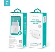 DEVIA CARICA BATTERIE DA MURO 2.1A TYPE-C 10.5W WHITE