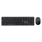KIT TASTIERA E MOUSE MACH POWER WIRELESS 2.4GHZ BLACK