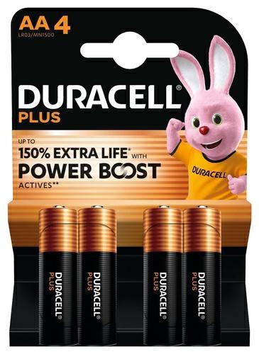 DURACELL PLUS POWERBOOST STILO AA MN1500 CONF.4