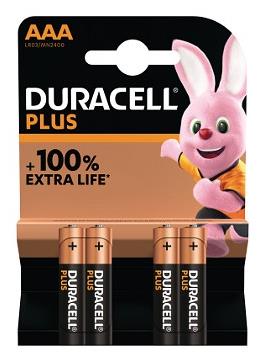 DURACELL PLUS POWERBOOST MINI STILO AAA MN2400 CONF.4