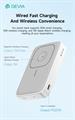 DEVIA POWER BANK MAGNETICO 20W 10.000MAH WHITE DEPB20M772W