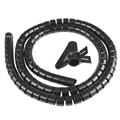SPIRALE AVVOLGI CAVI FLESSIBILE VULTECH 150CM NERO