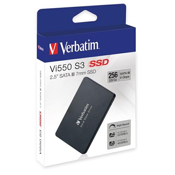 SSD VERBATIM Vi550 256GB USB 3.2 SATA III 2,5