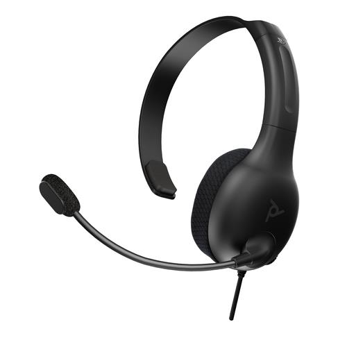 CUFFIE GAMING PDP LVL40 CON MIC. MONO BLACK PER PS4