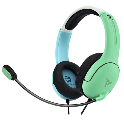 CUFFIE GAMING PDP LVL40 CON MIC.BLU/VERDE PER SWITCH/SWITCH LITE