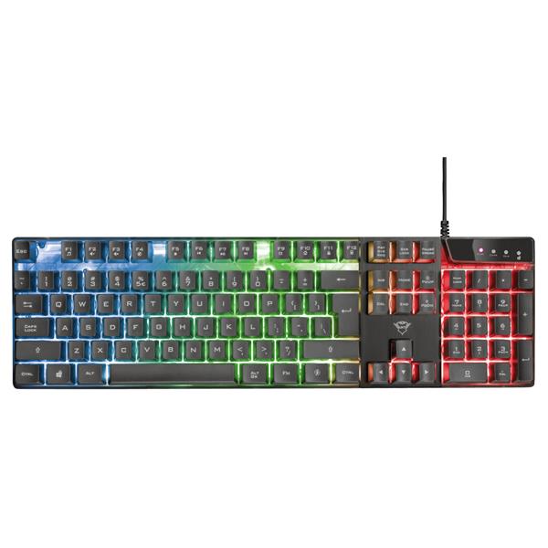 KIT TASTIERA+MOUSE TRUST GAMING AZOR MECCANICA