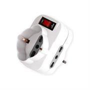 VELAMP ADATT.ROTANTE SPINA 10A - 2PRESE 10/16A + 1SCHUKO + INTER