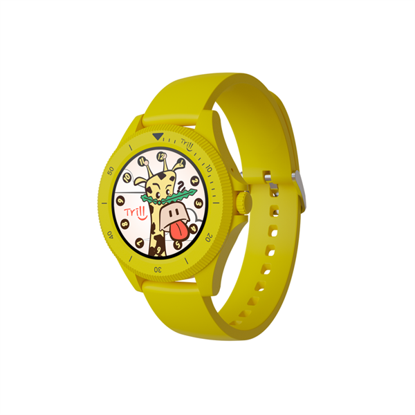 TECHMADE SMARTWATCH TRILL YELLOW CHIAMATA E NOTIFICHE